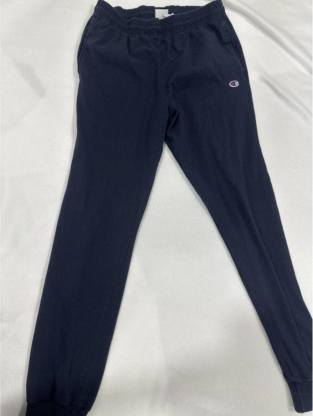 Champion Navy Elastic Waist Jogger Sweatpants Size M